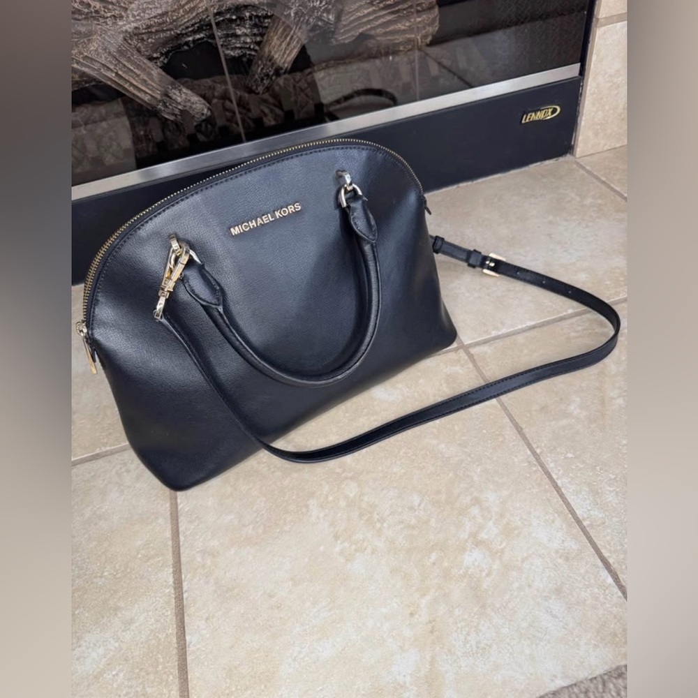 Michael Kors Black and gold purse Bag